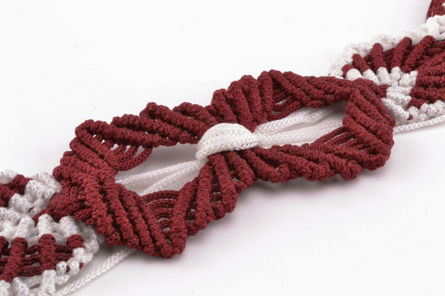 Cintura da donna intrecciata fatta a mano cinghia di fili in colore bello foto 4