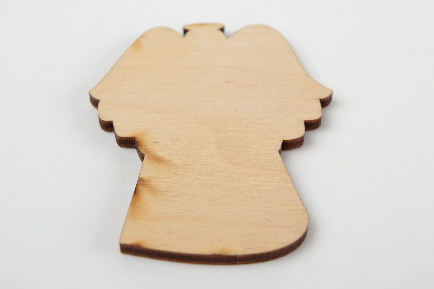 Handmade Figur aus Holz Holzfigur zum Bemalen Holzartikel zum Gestalten Engel foto 5