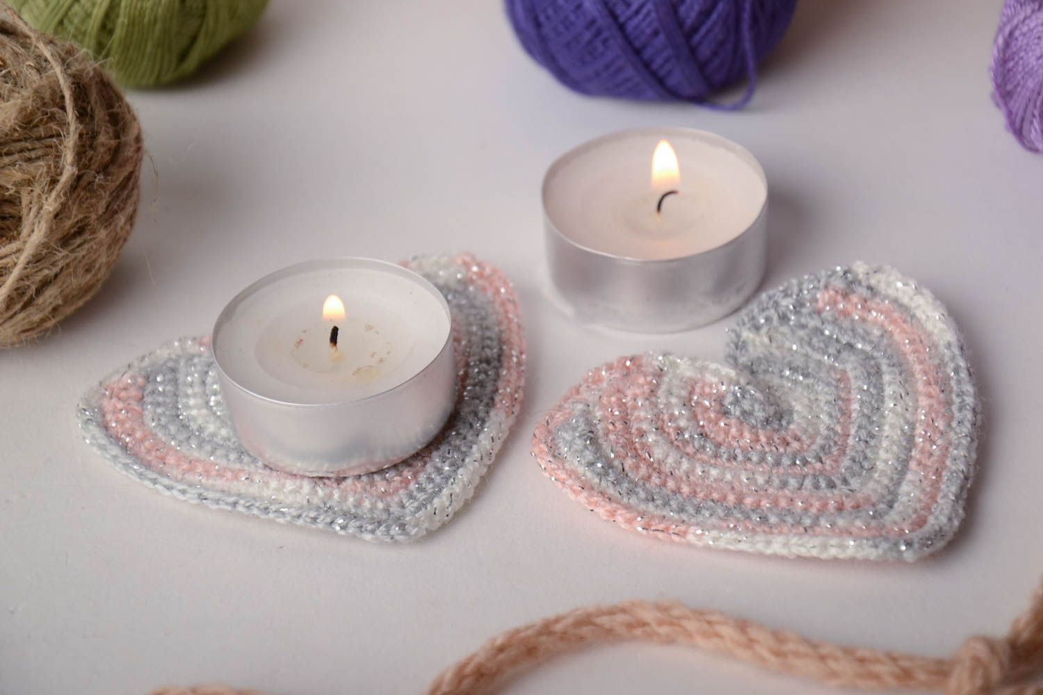 Crochet coasters for cups photo 1