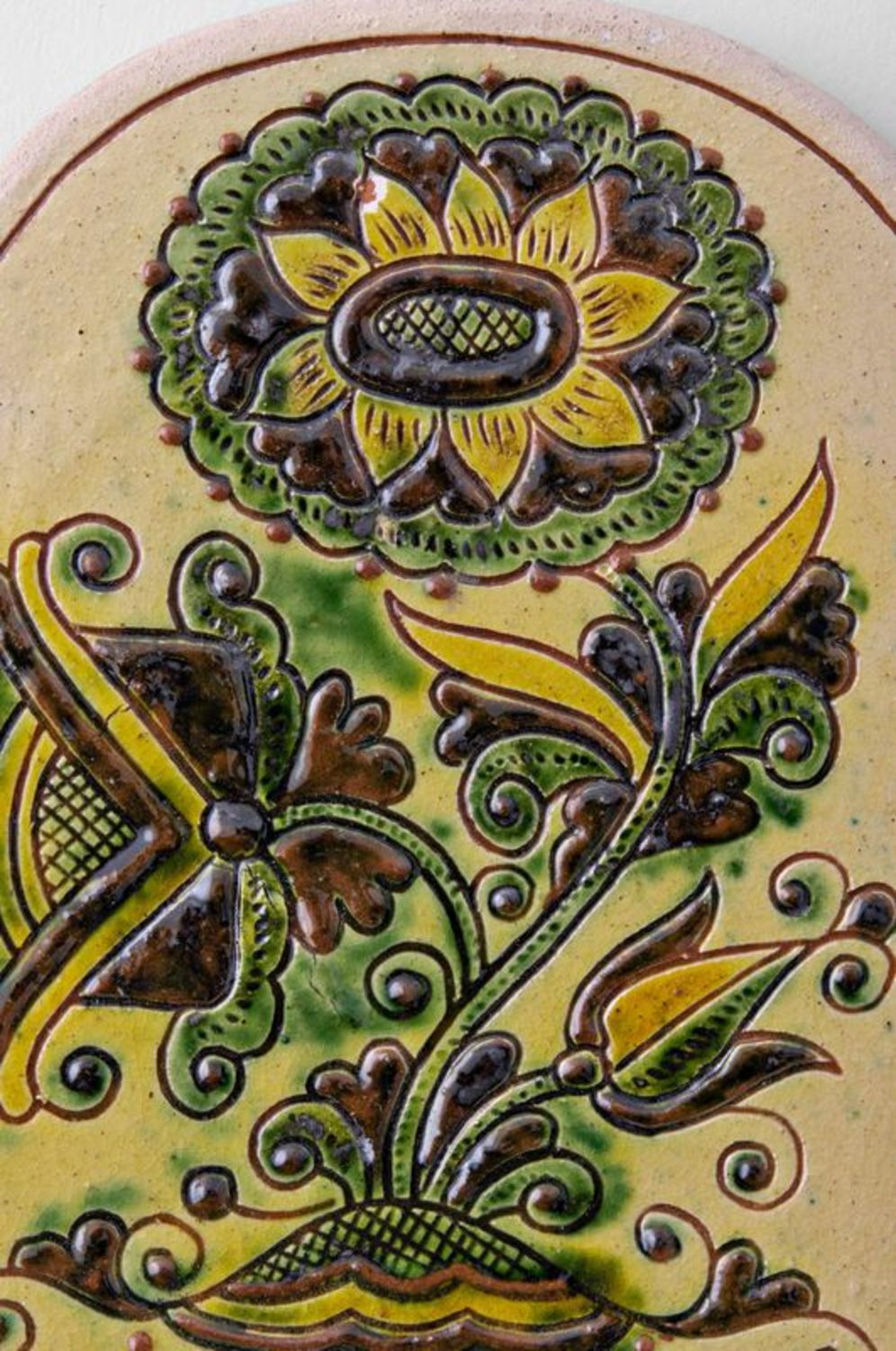 Ceramic wall panel Sunflower photo 4