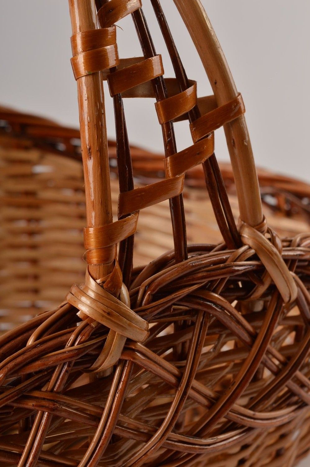 Handmade woven decorative basket cute basket for small items interior basket photo 5