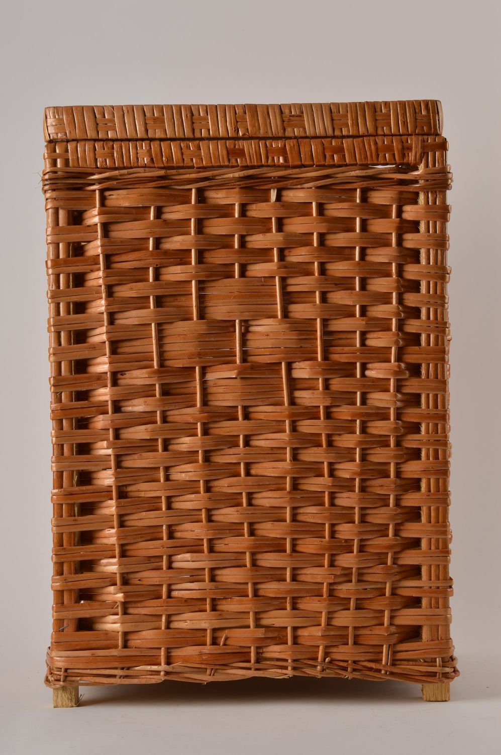 Handmade designer woven basket stylish basket for interior present for women photo 2