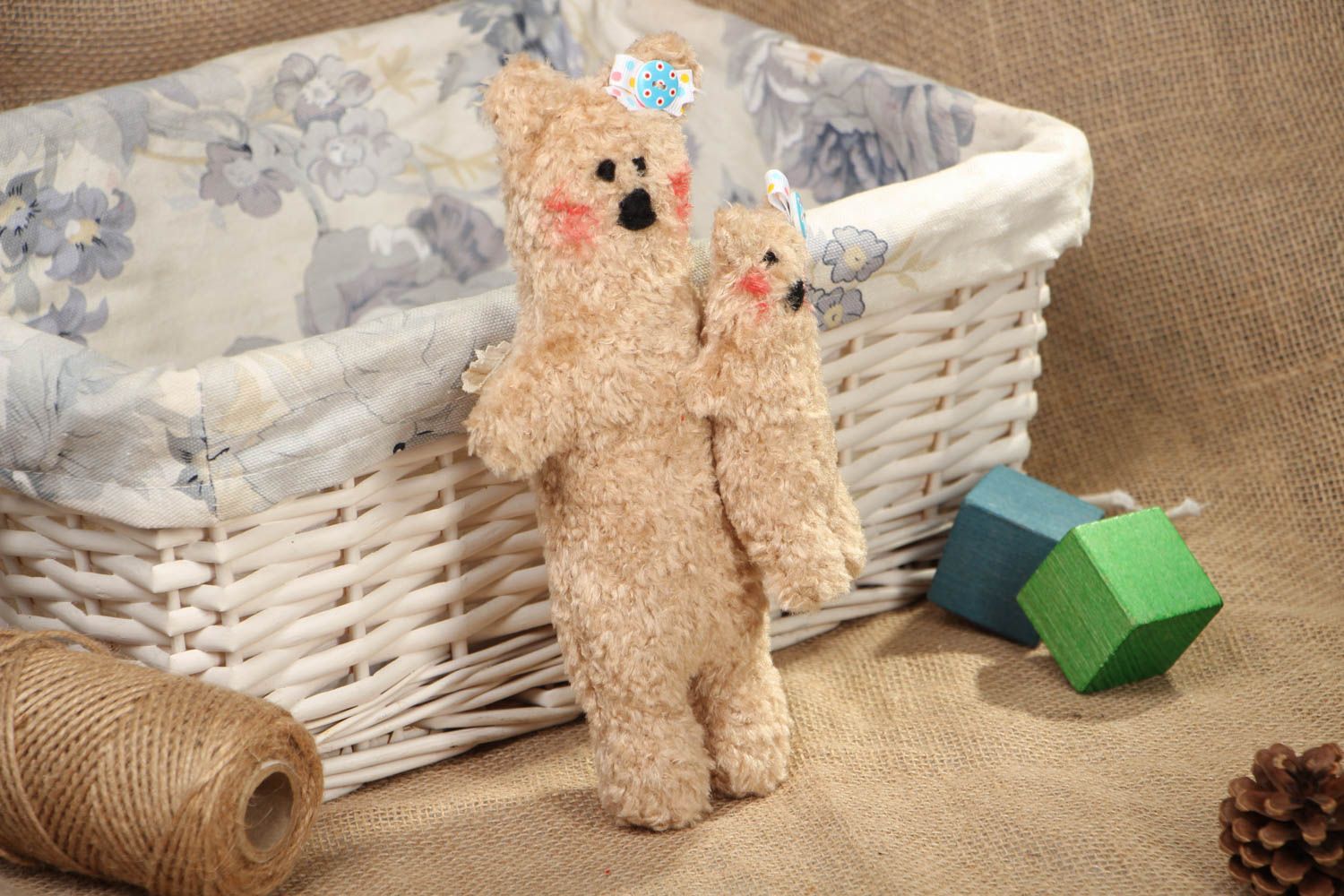 Handmade plush toy Bears photo 5