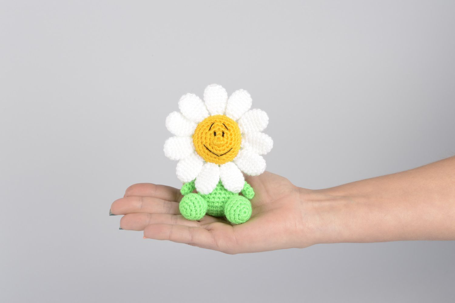 Weiche Deko Blume handmade Designer Geschenk Stoff Kuscheltier aus Acryl foto 5
