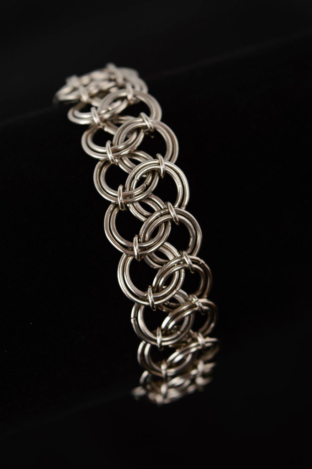 Women's jewelry alloy chainmail bracelet photo 2