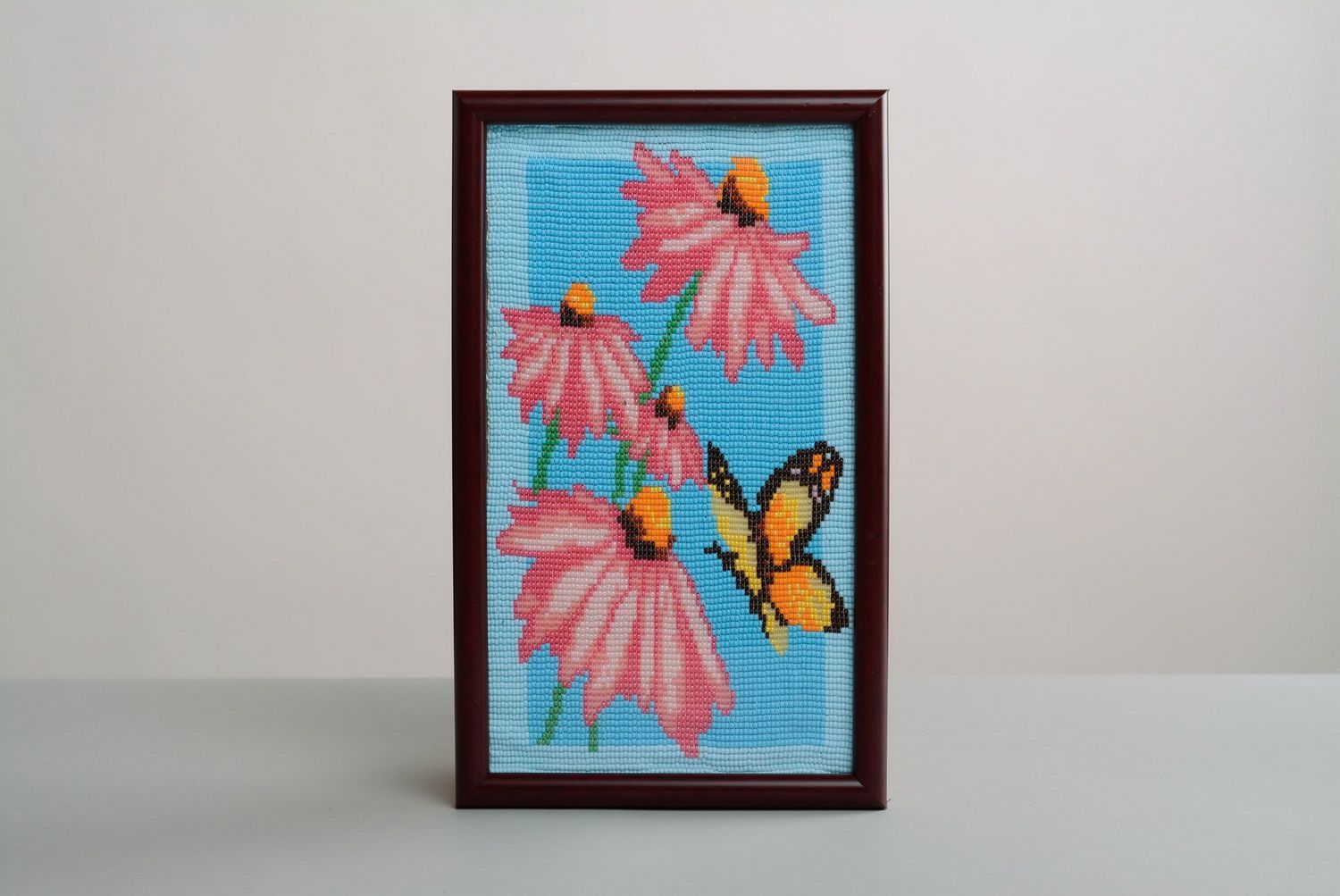 Картина тканая Летняя бабочка фото 4