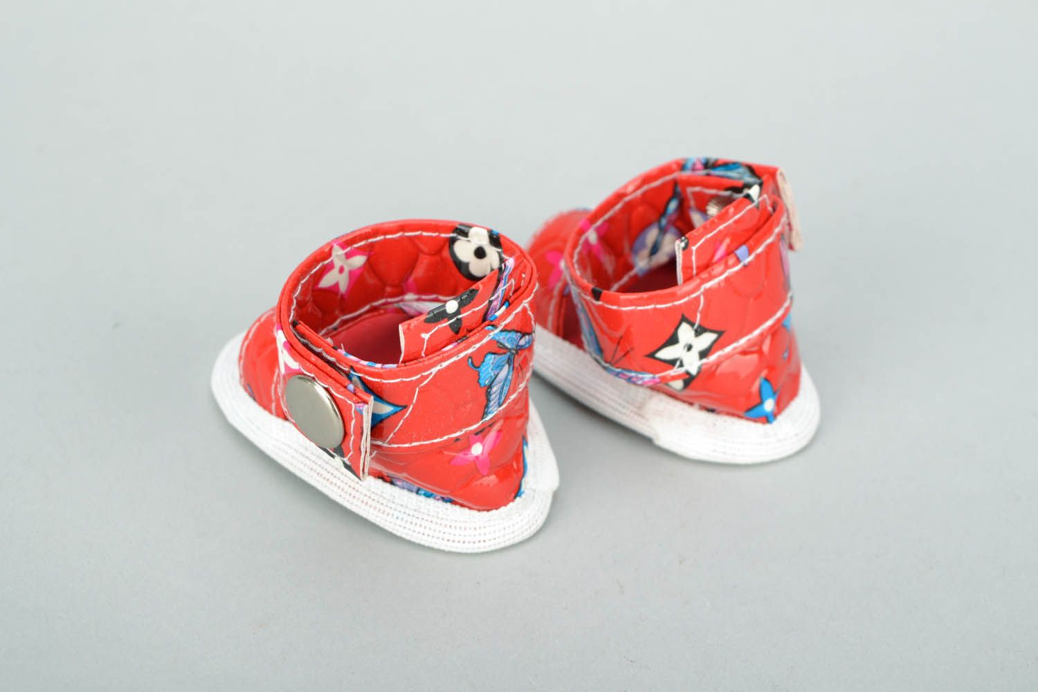Red doll sandals photo 5