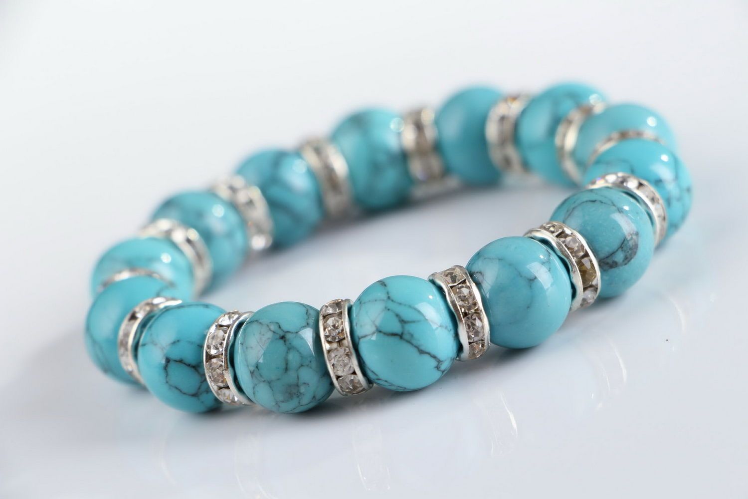 Bracelet made of turquoise photo 4