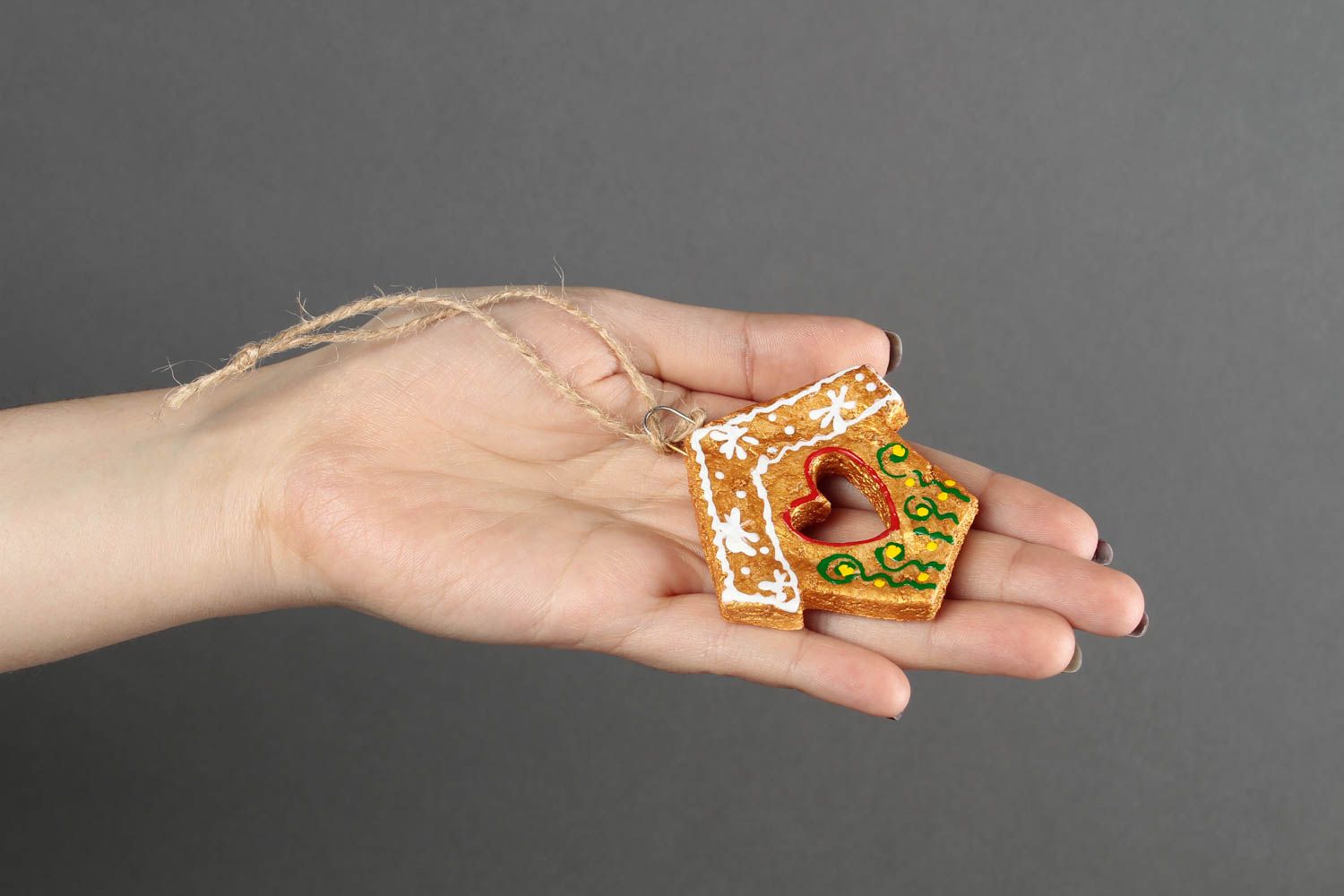 Figura decorativa hecha a mano dorada regalo artesanal decoración para Año Nuevo foto 2
