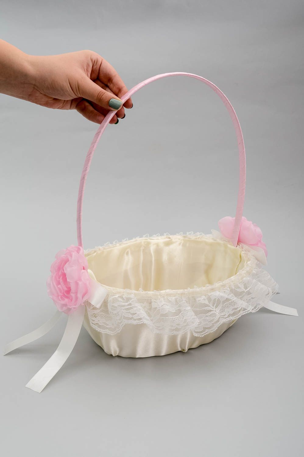 Handmade basket designer wedding basket unusual basker wedding accessory photo 4