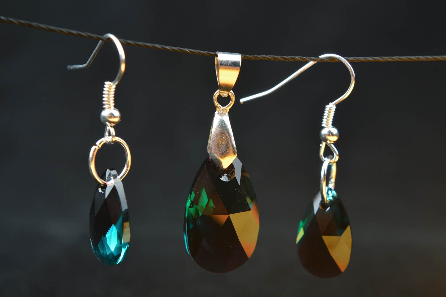 Handmade Ohrringe Geschenk für Mädchen Accessoires für Frauen Halsketten Anhäger foto 1