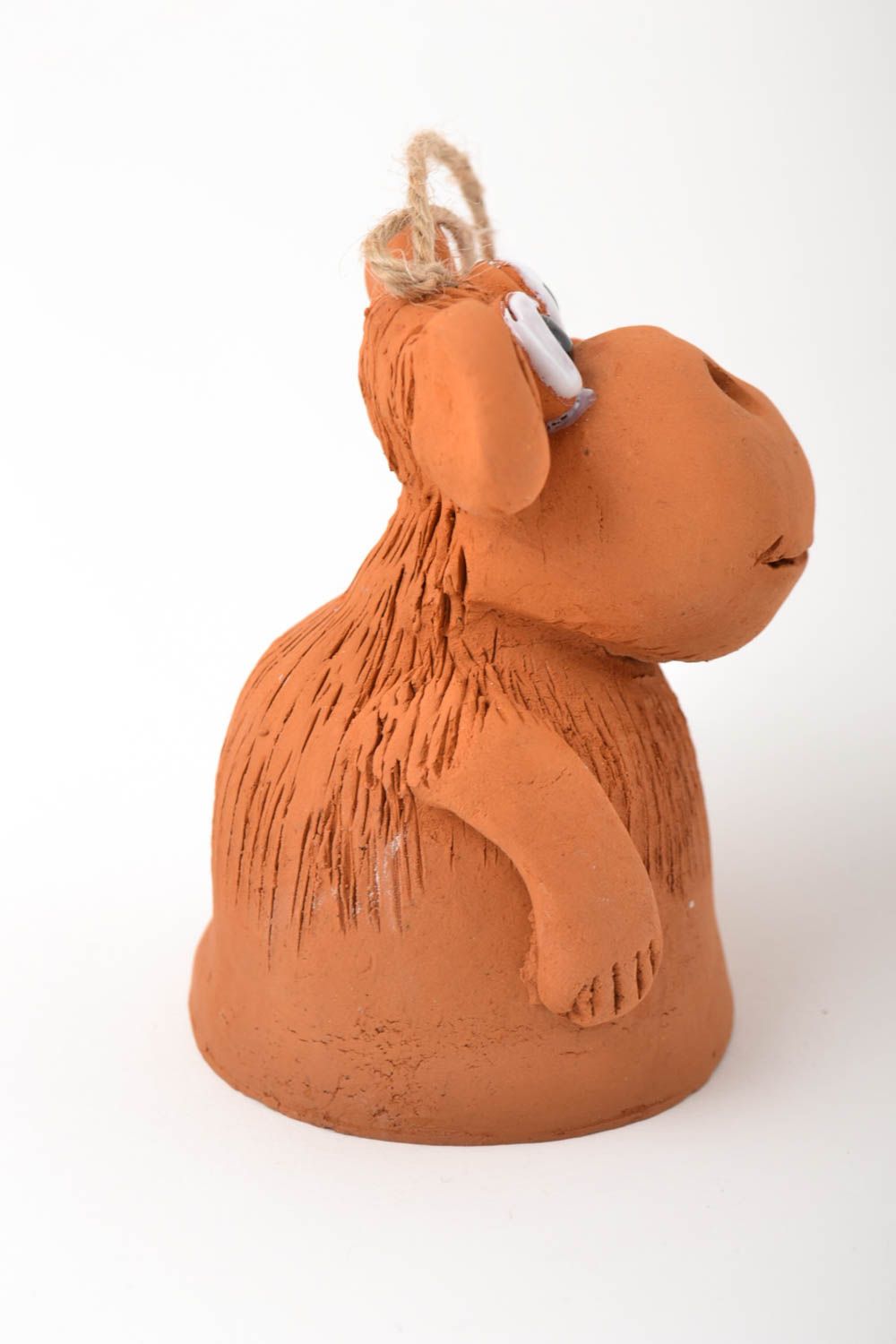 Glöckchen Anhänger handmade Deko Aufhänger Affe Designer Geschenk künstlerisch foto 2
