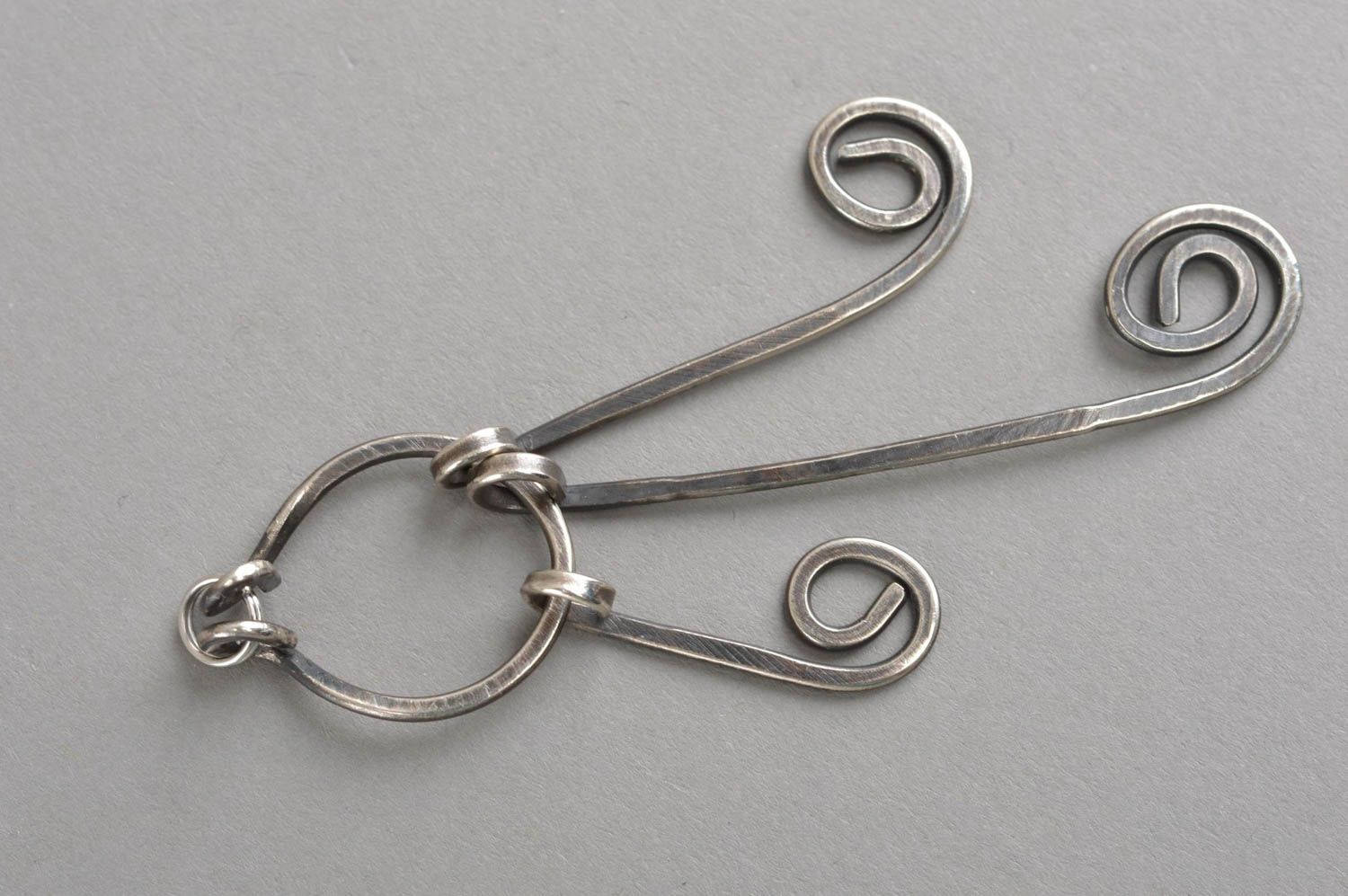 Llavero hecho a mano de metal accesorio para llaves regalo original colgante foto 4