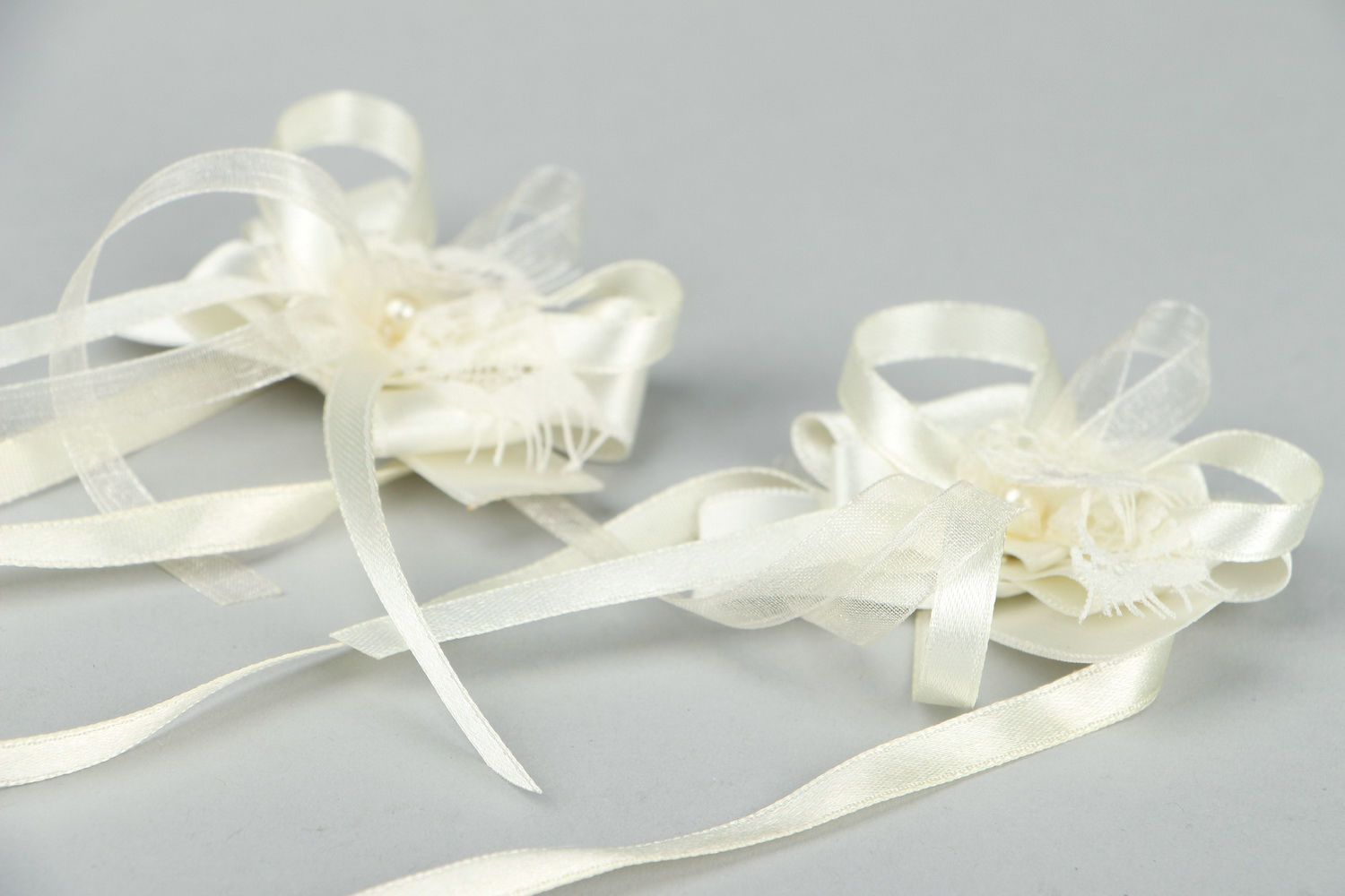 Handmade Hochzeit Accessoires Deko Hochzeit Deko für Gläser Hochzeit Deko weiß foto 3