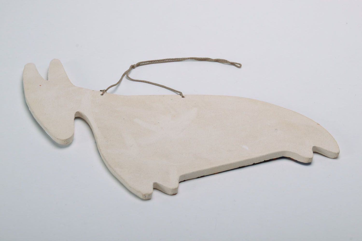 Suspension décorative chèvre en argile faite main photo 3