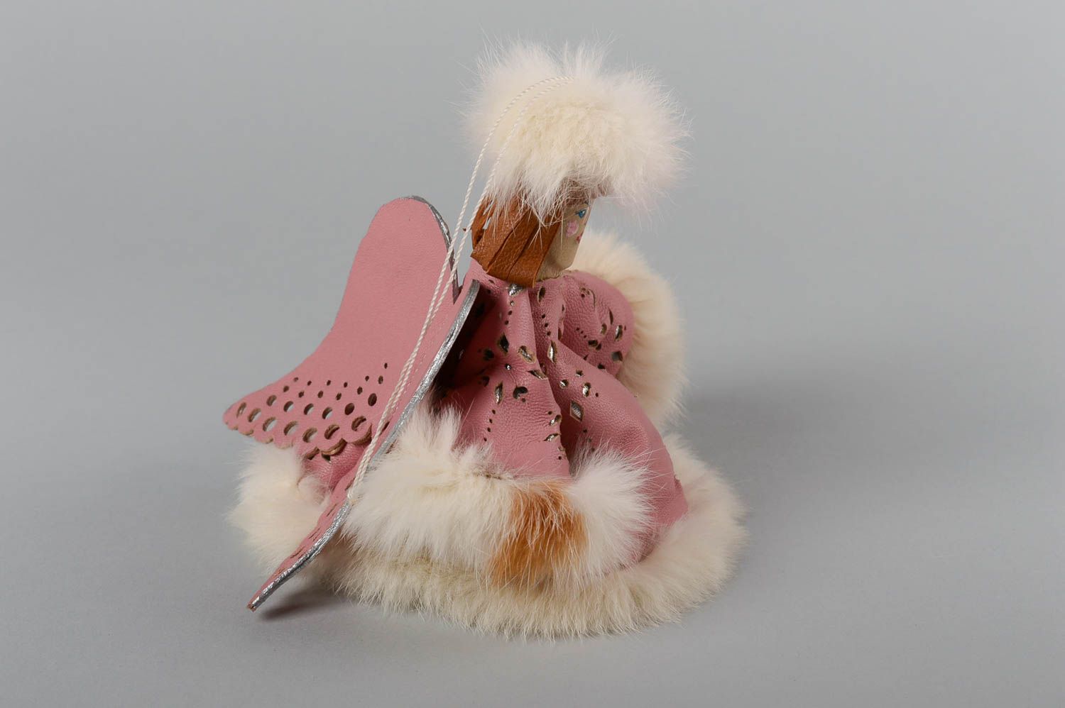 Handmade Puppe Engel Deko zum Aufhängen Weihnachten Geschenkidee originell foto 4
