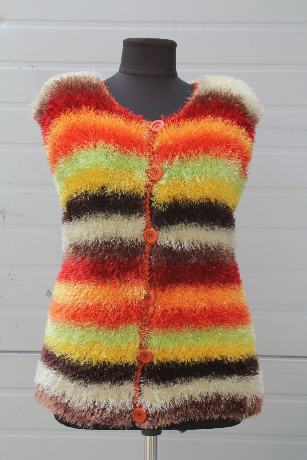 Soft crochet vest  photo 1