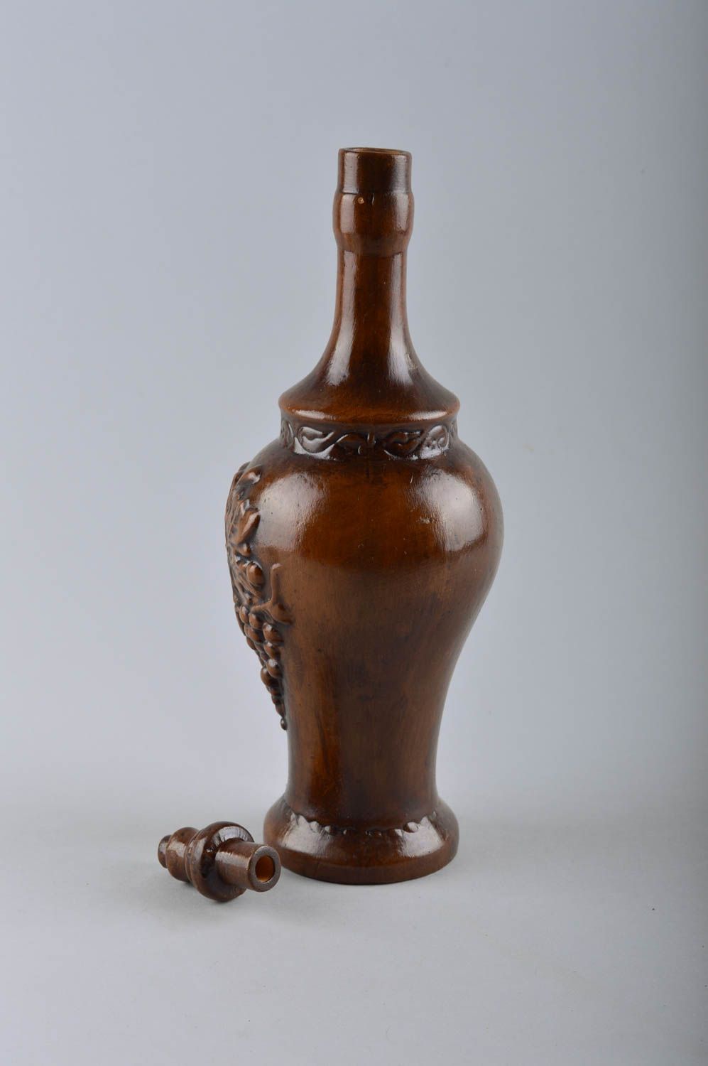 Jarro decorativo hecho a mano de arcilla vasija de cerámica regalo original foto 5