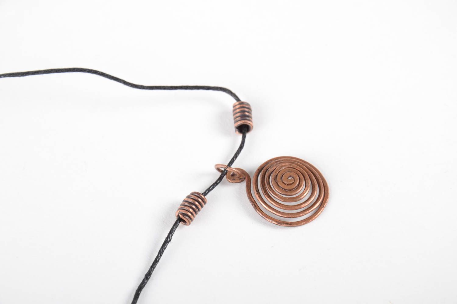 Handmade copper pendant wire wrap pendant wire wrap accessories for girl photo 3
