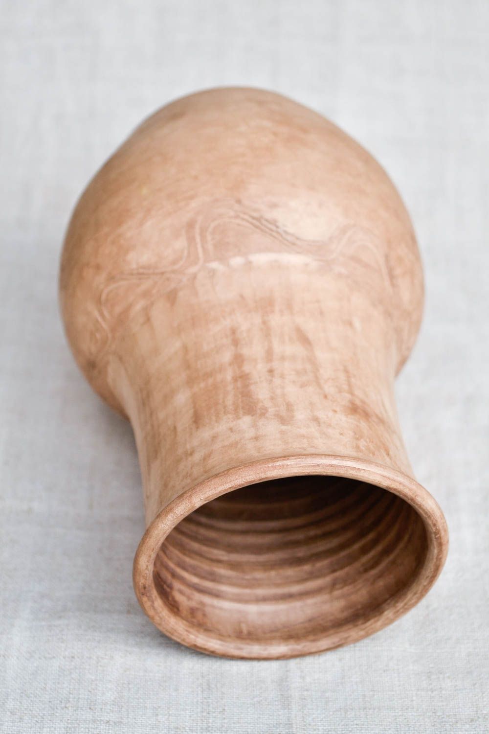Vajilla de cerámica hecha a mano utencilio de cocina jarro de barro decorado foto 3