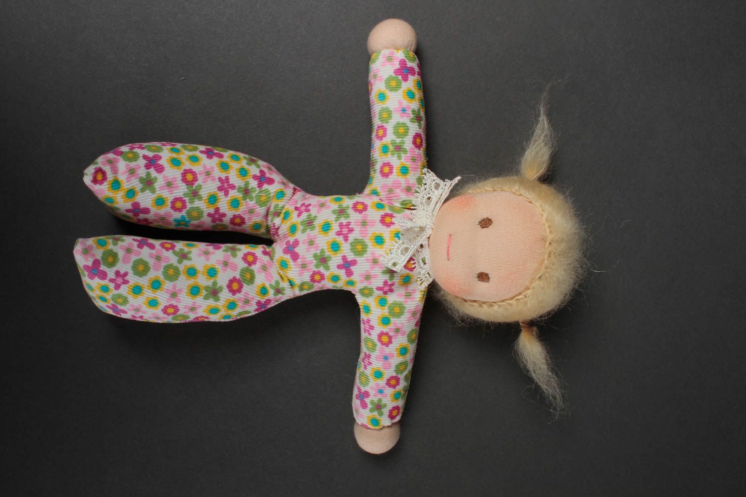 Small handmade soft toy childrens toys rag doll for kids fabric toy ideas photo 4