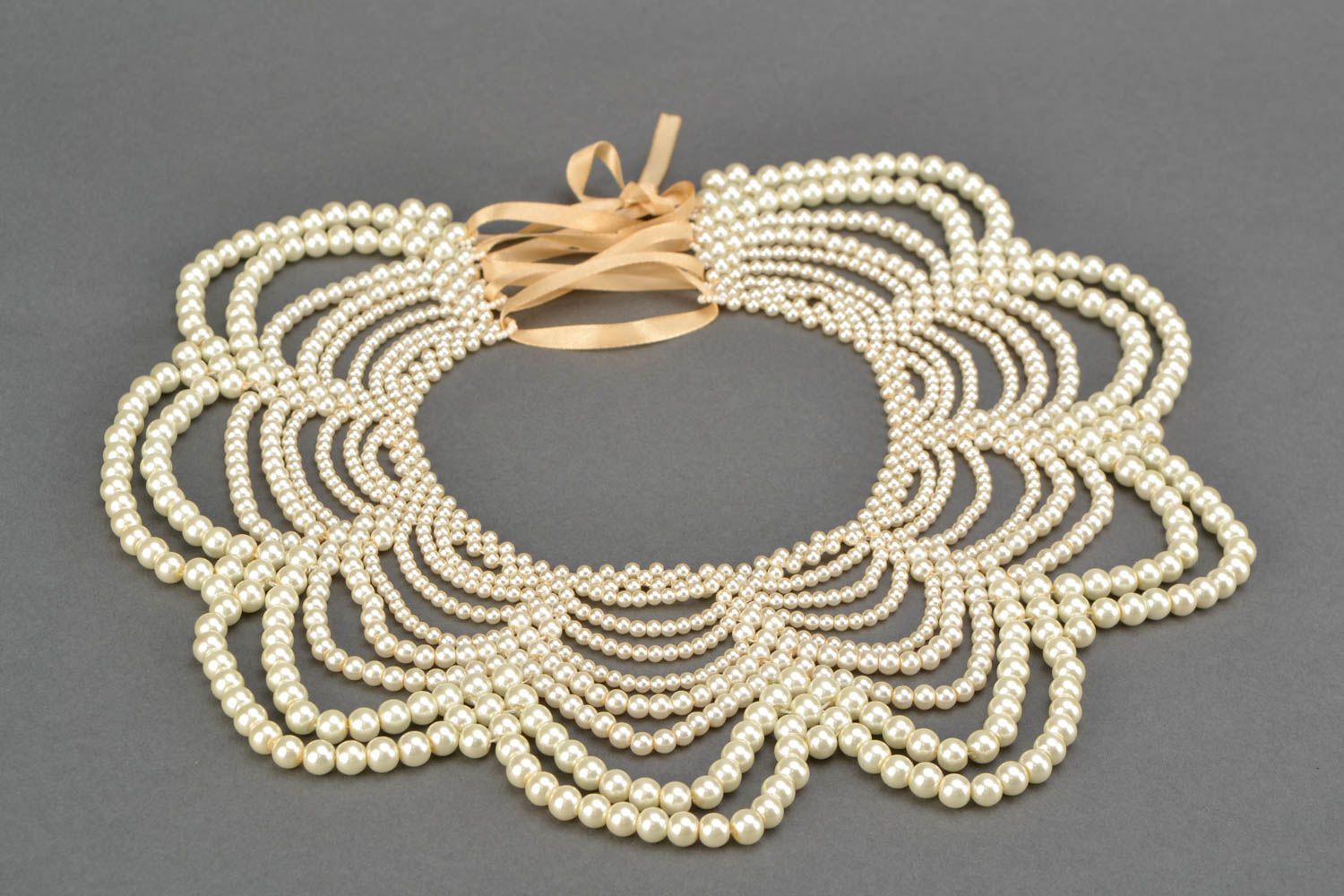 Handmade designer collar necklace photo 2
