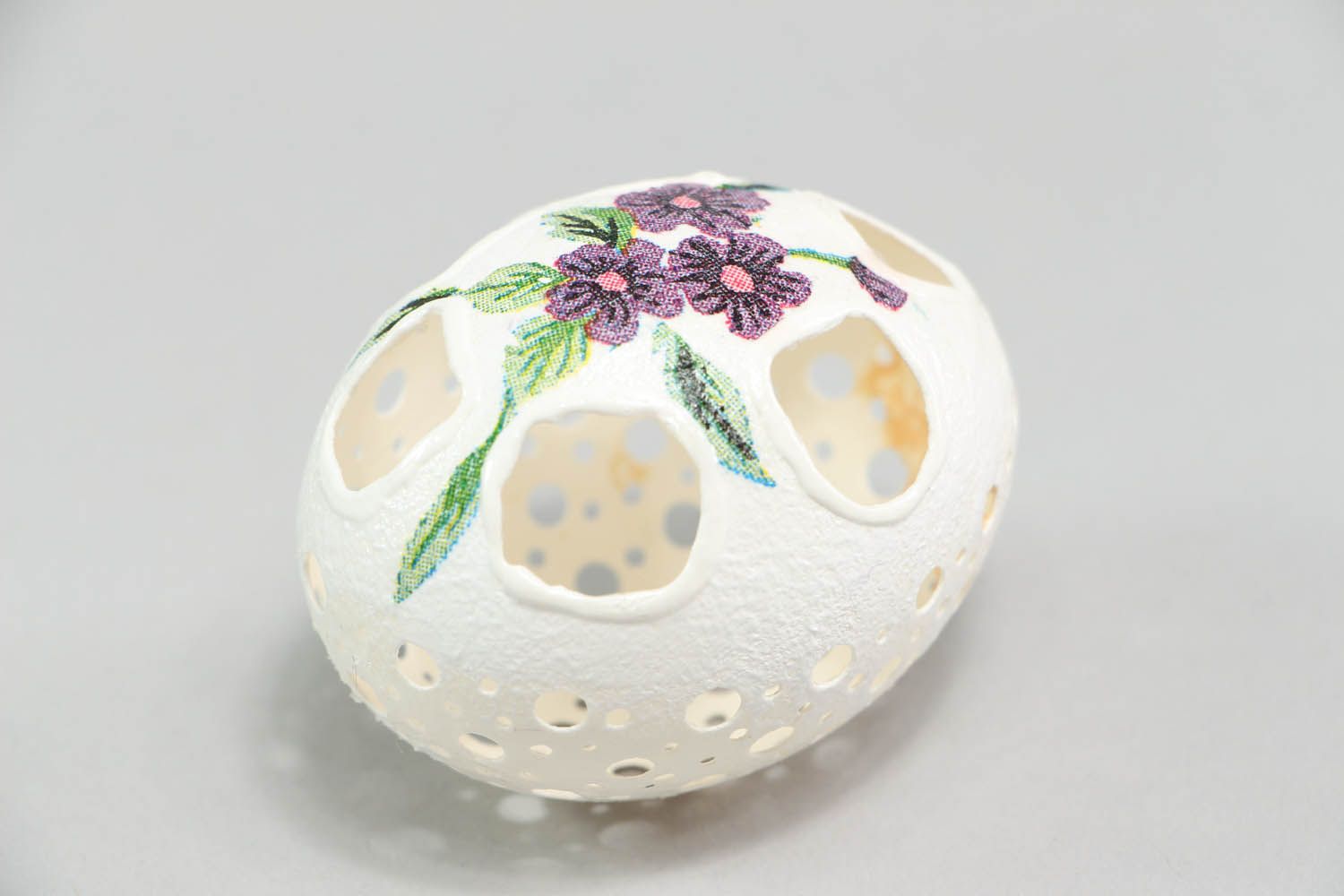Carved decorative egg photo 2