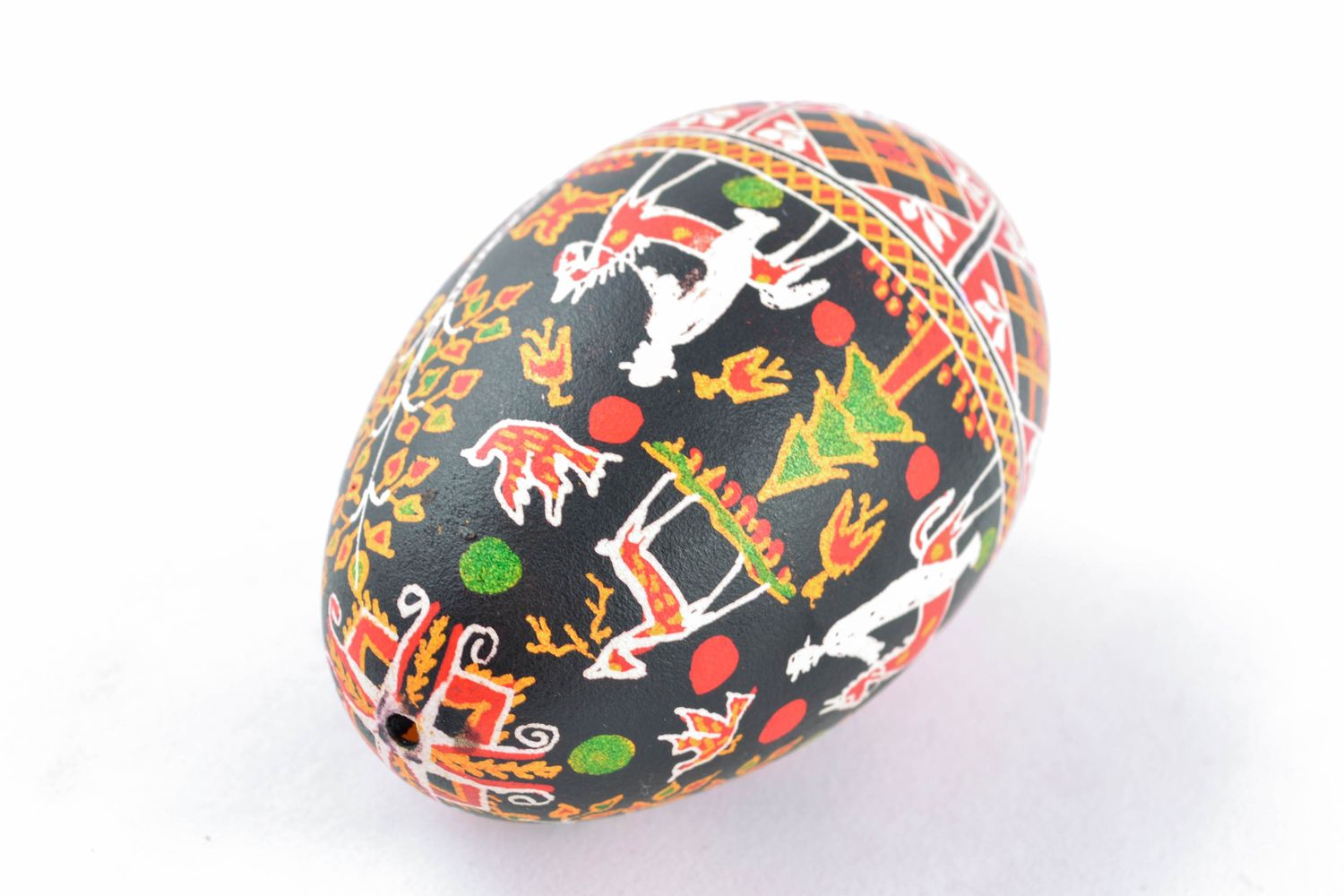 Handmade painted Easter egg for a gift photo 3