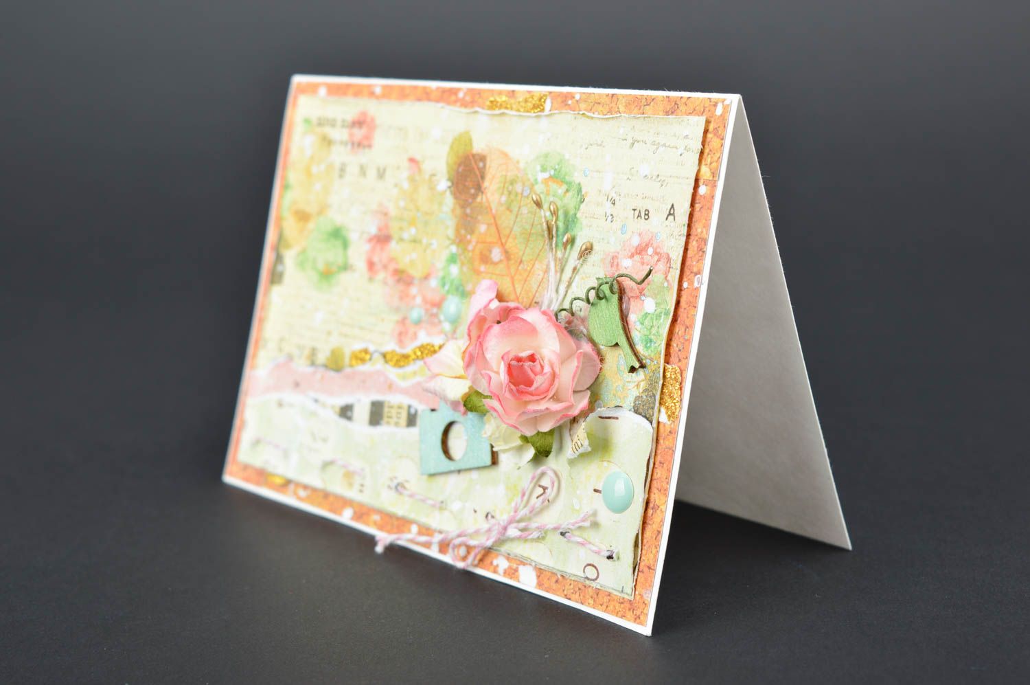 Handgemachte Karte schöne Geburtstagskarte Geschenkideen für Mädchen Gruss Karte foto 4