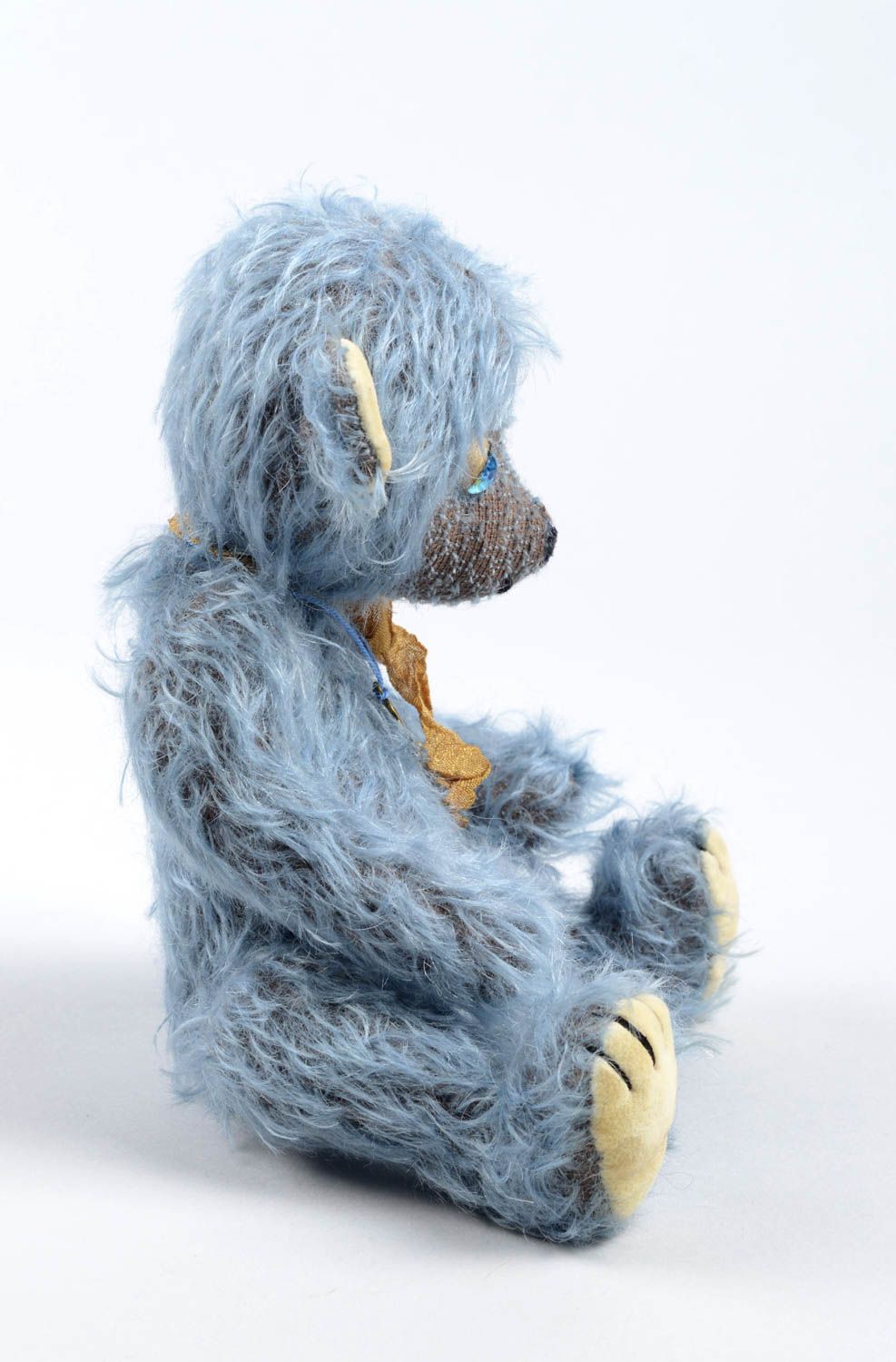 Fluffy toy handmade collectible toy interior toys for children nursery decor photo 2