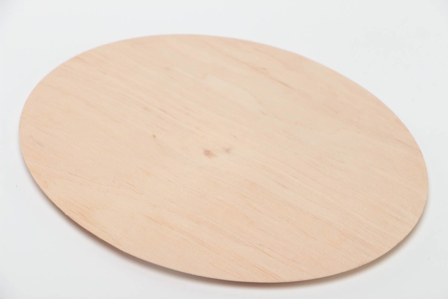 Plaque en bois brut contreplaqué ovale à décorer soi-même originale faite main photo 4