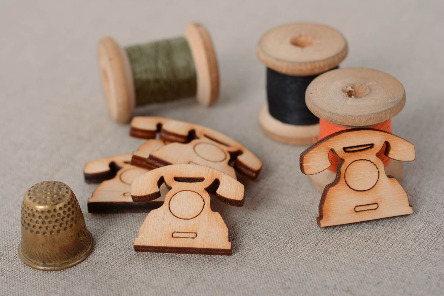 Craft blanks in the shape of telephones photo 2