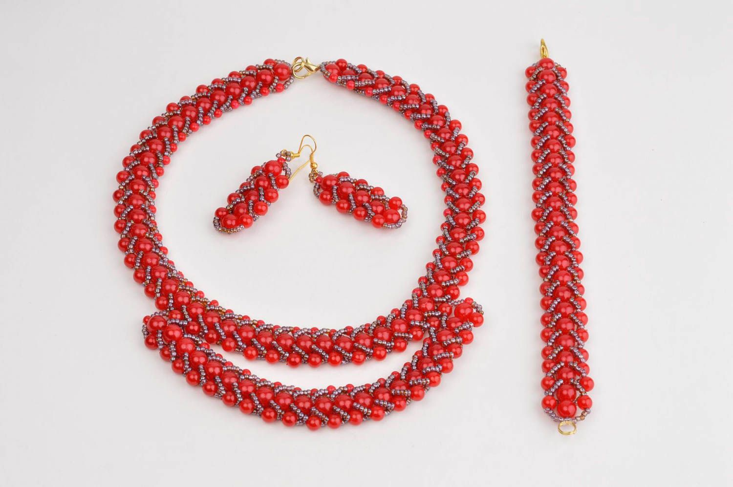 Designer necklace handmade bracelet jewelry unusual earrings present for her photo 3