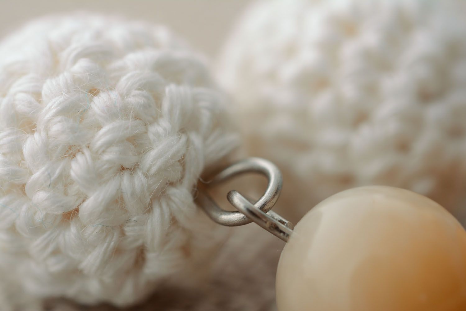 Crochet earrings photo 4