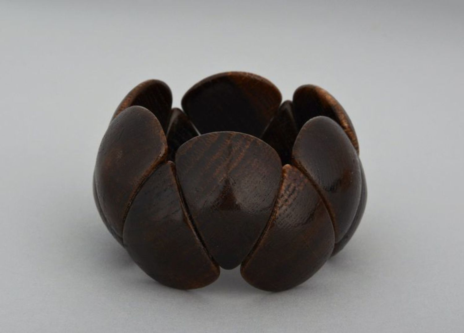 Bracciale di legno fatto a mano braccialetto chiaro braccialetto da polso

 foto 2