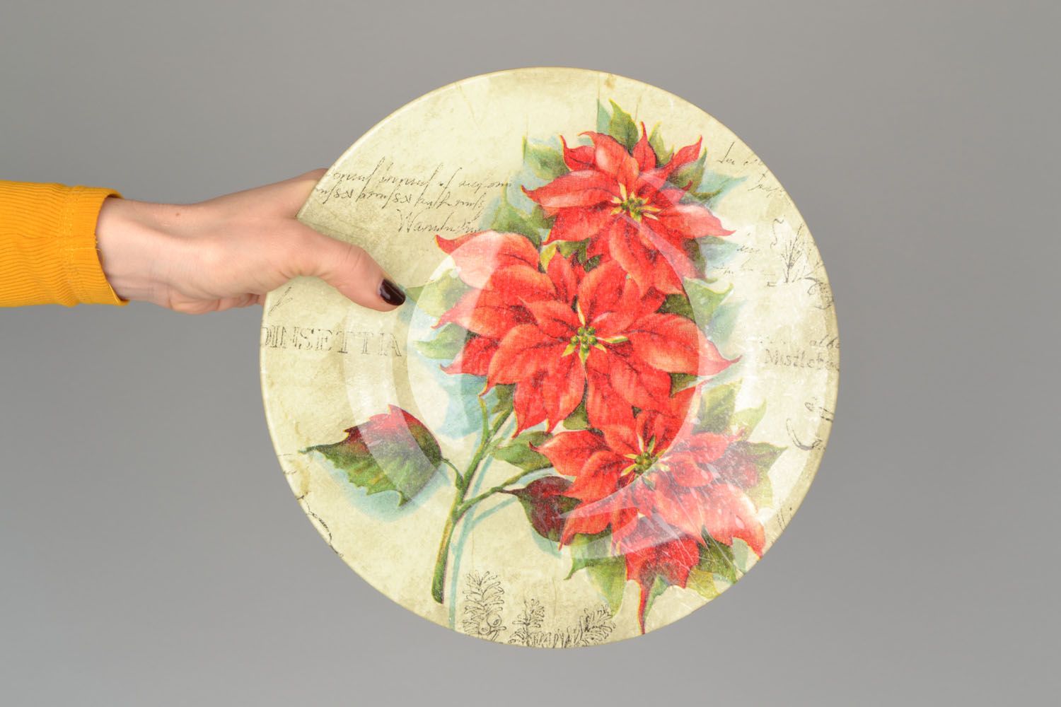 Декоративная тарелка на стену  фото 2