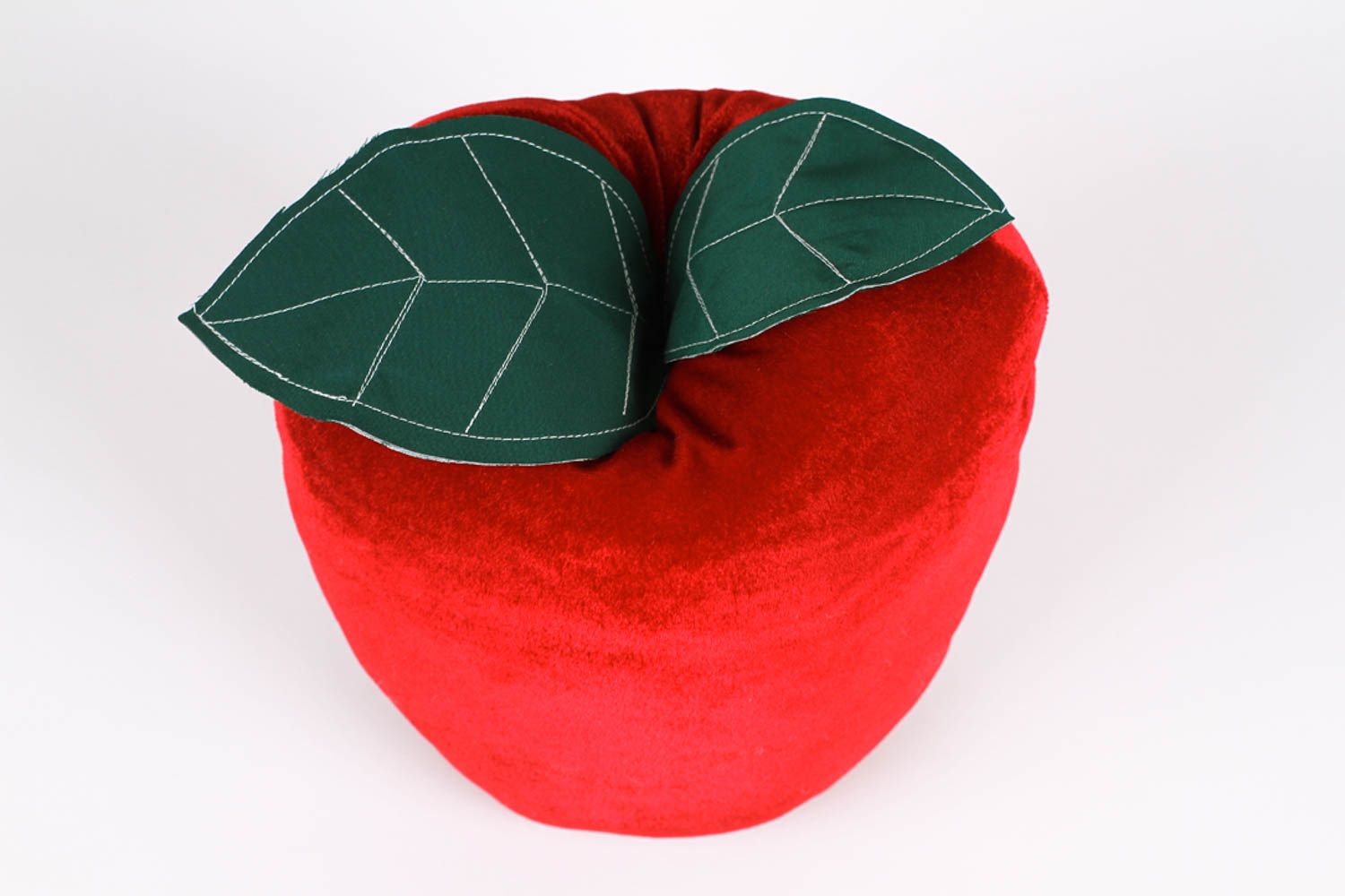 Handmade rotes Designer Kissen Schlafzimmer Deko schönes Kissen Apfel  foto 3