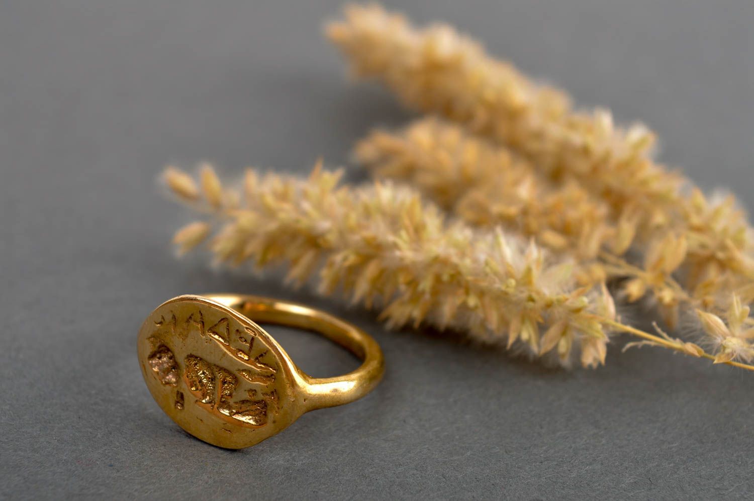 Handmade Damen Ring Accessoire für Frauen Damen Modeschmuck aus Messing schön foto 1