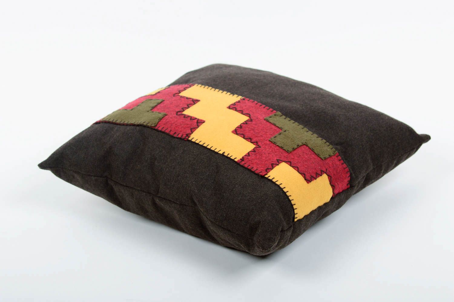 Unusual handmade cushion decorative throw pillow home goods gift ideas photo 2