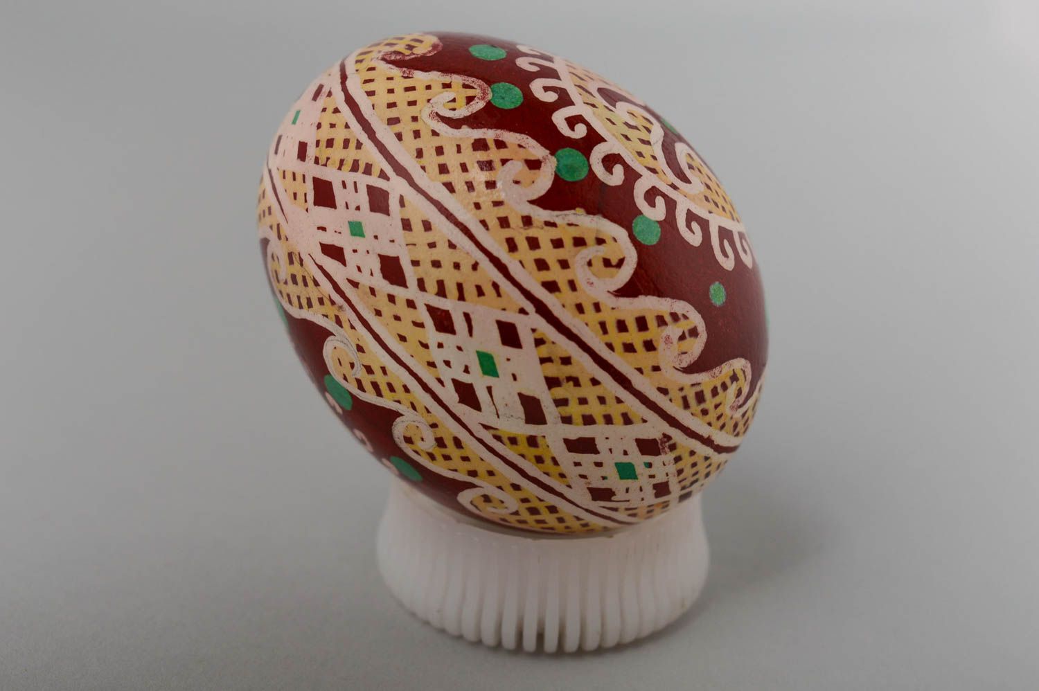 Пасхальное яйцо ручной работы красивое оригинальное подарок элемент декора фото 2