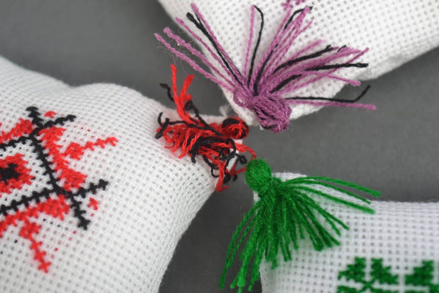 Alfileteros de tela hechos a mano para agujas regalo original cosas para costura foto 3