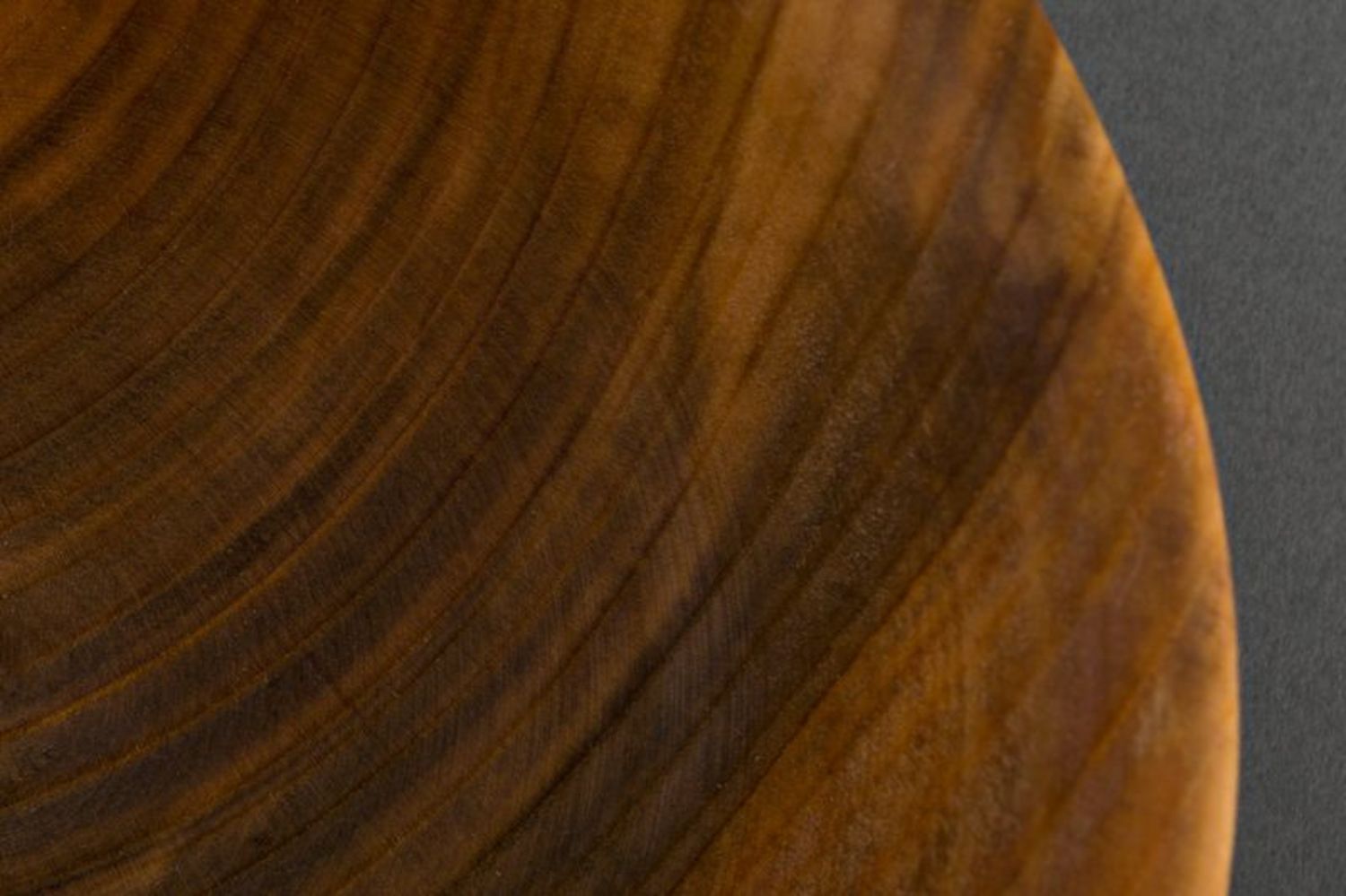 Deep wooden bowl photo 2