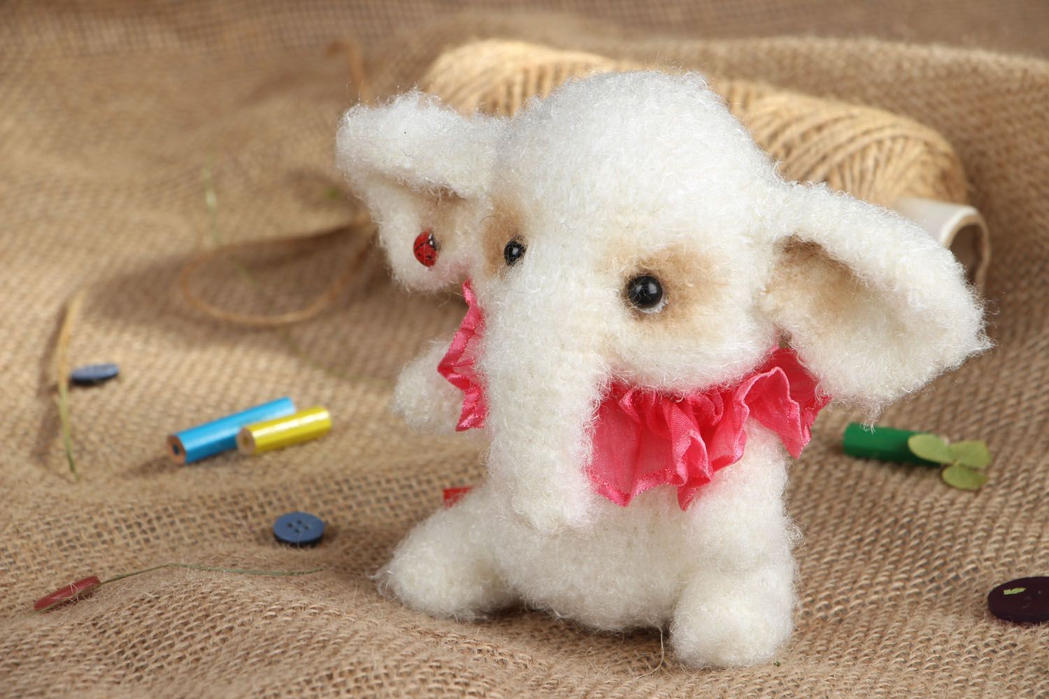 Soft crocheted toy Ice Cream Elephant photo 5