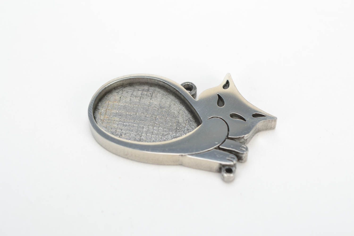 Jolie fourniture métallique pour pendentif en forme de chatte faite main photo 4