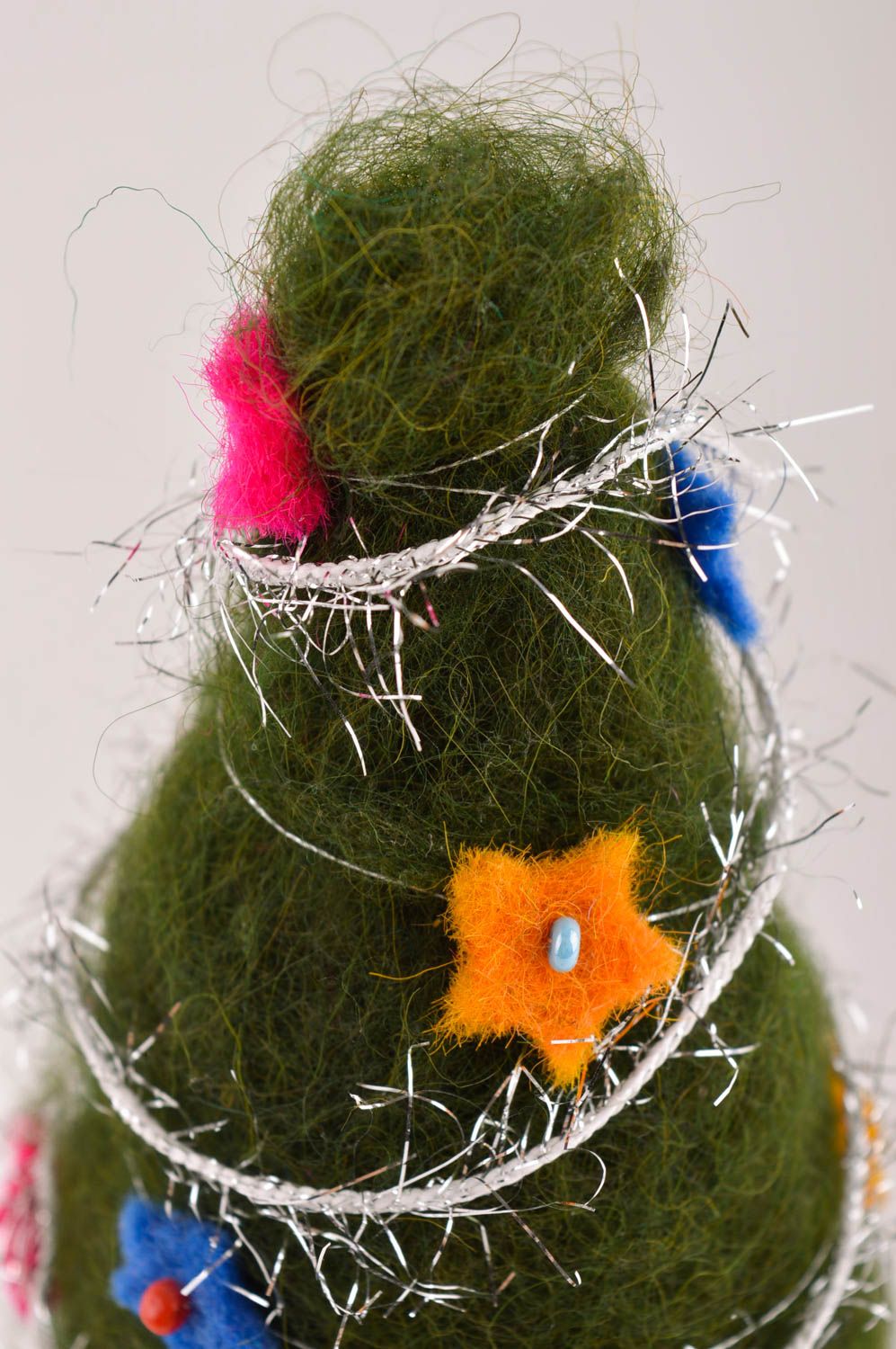 Handmade Dekoration Weihnachten Weihnachts Baum  Deko Tannenbaum grün klein foto 4