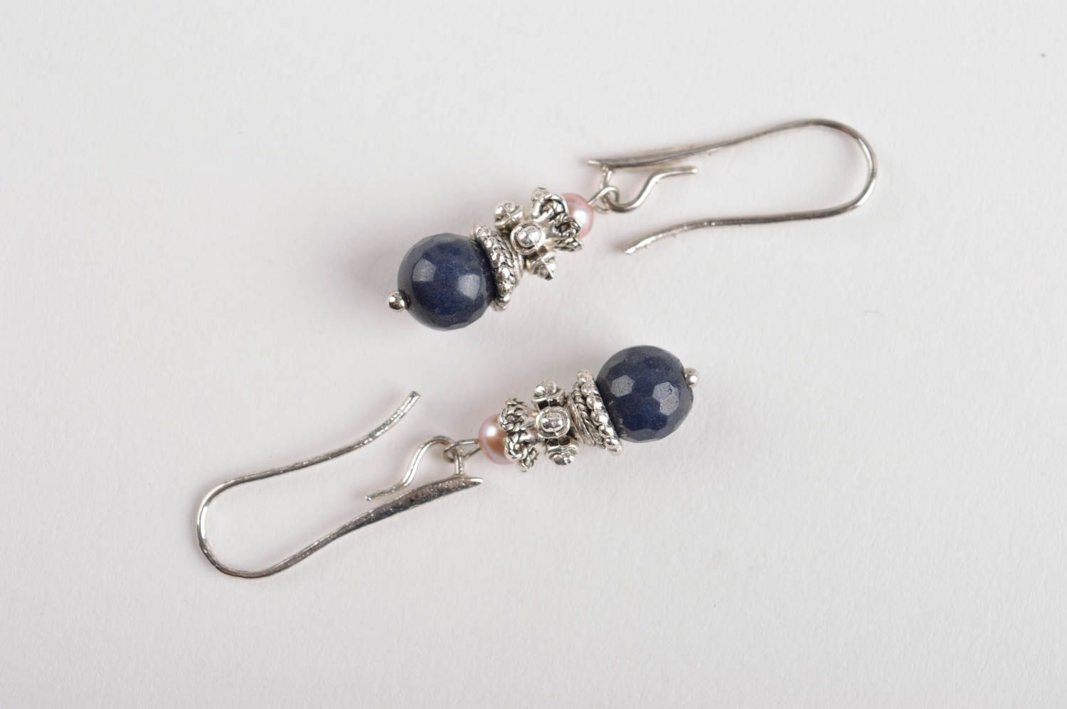 Handmade jewelry stone earrings dangling earrings women accessories gift for her photo 4