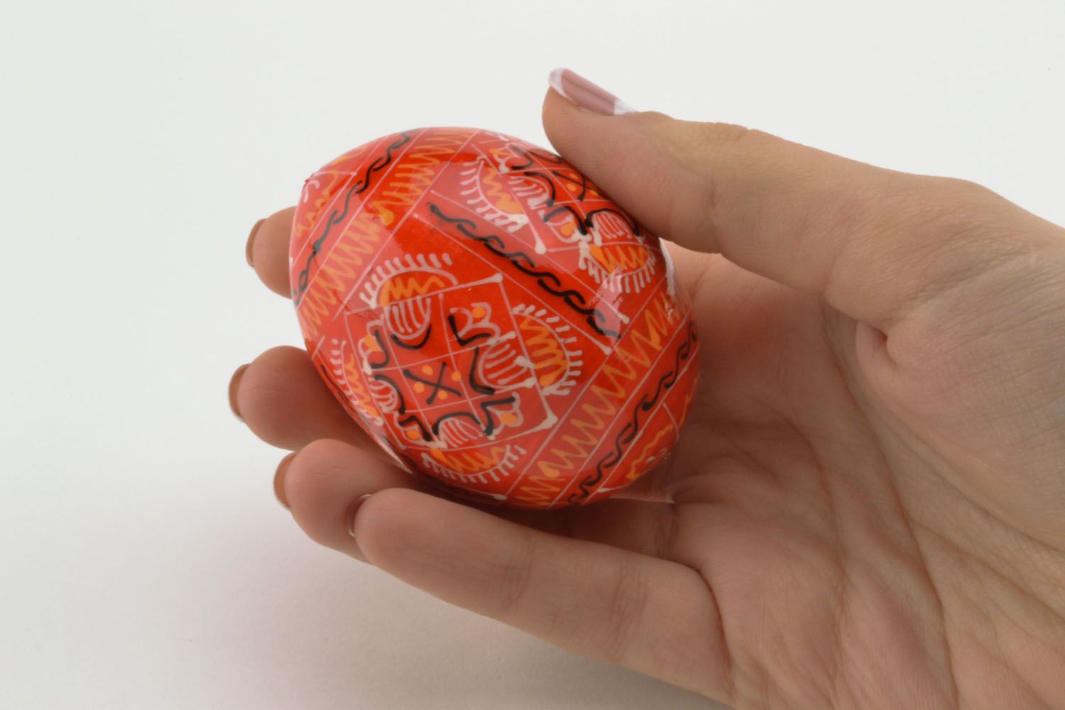 Wooden egg with author's hand-painting photo 5