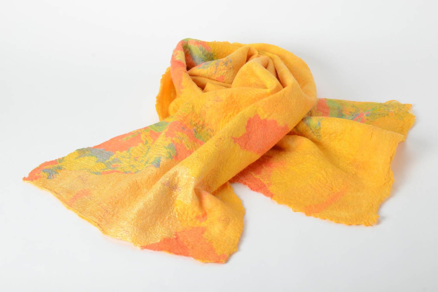Unusual woolen shawl stylish handmade scarf beautiful elegant accessory photo 4