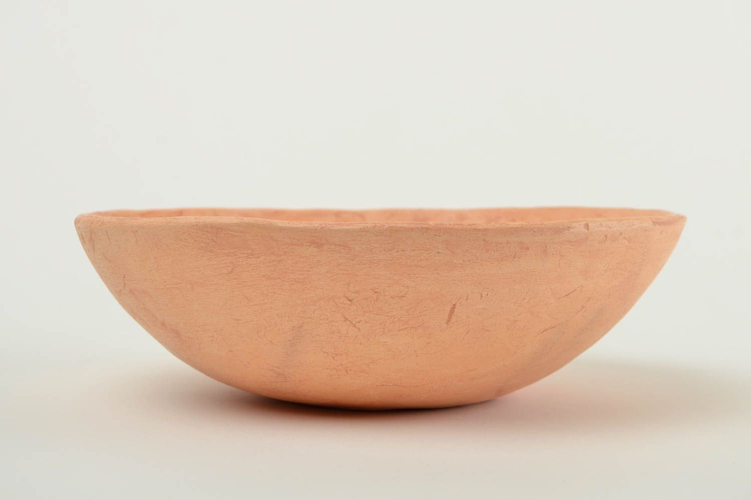 Handmade painted ceramic plate clay bowl ceramic kitchenware kitchen supplies photo 5