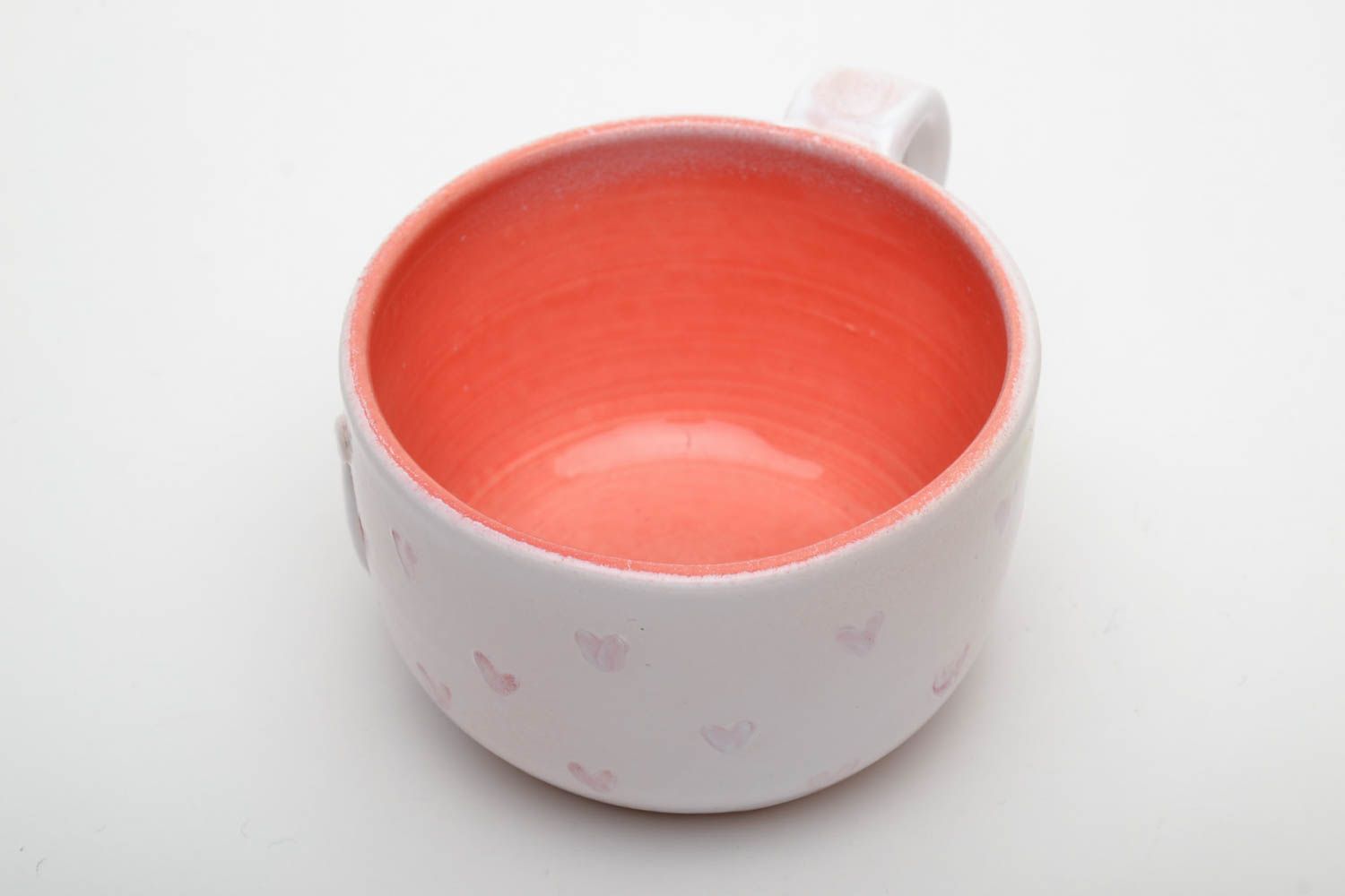 Чашка для чая белая керамическая фото 4